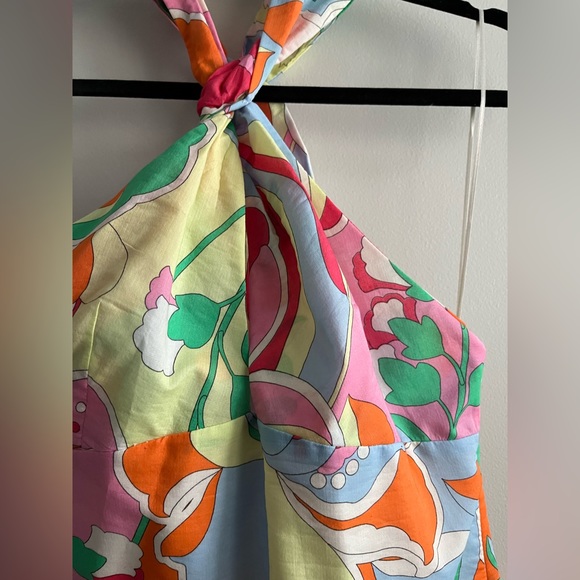 Multicolour Zara halter print dress - Picture 2 of 5